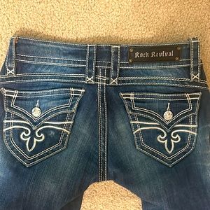 Vintage Rock Revival Heather Boot Cut Jeans